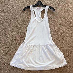 Juicy Couture White Racerback Terrycloth Mini Dress S Y2K